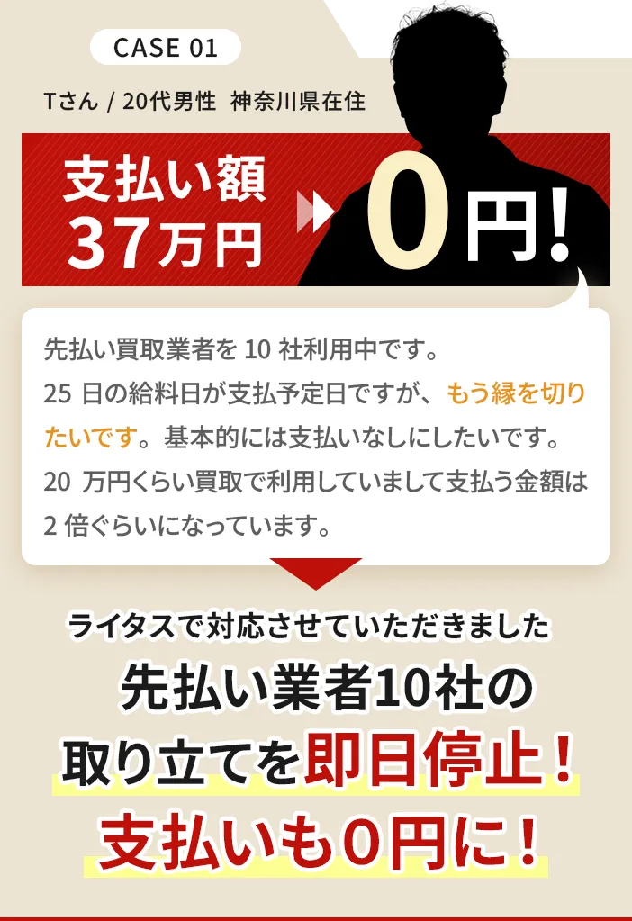 取り立て即日停止