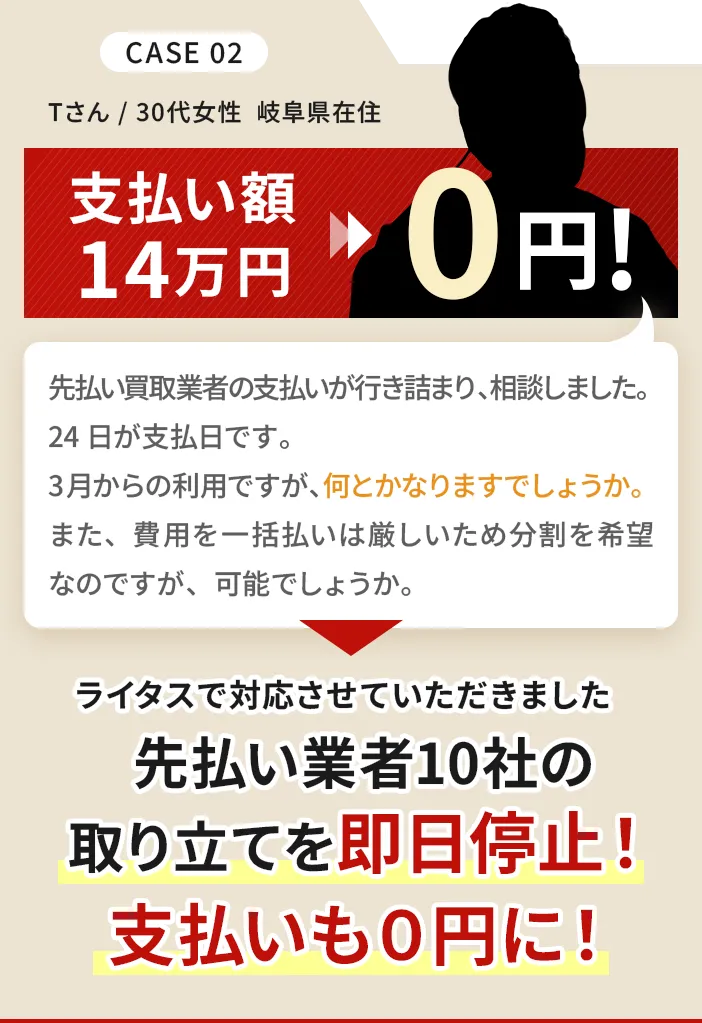 取り立て即日停止