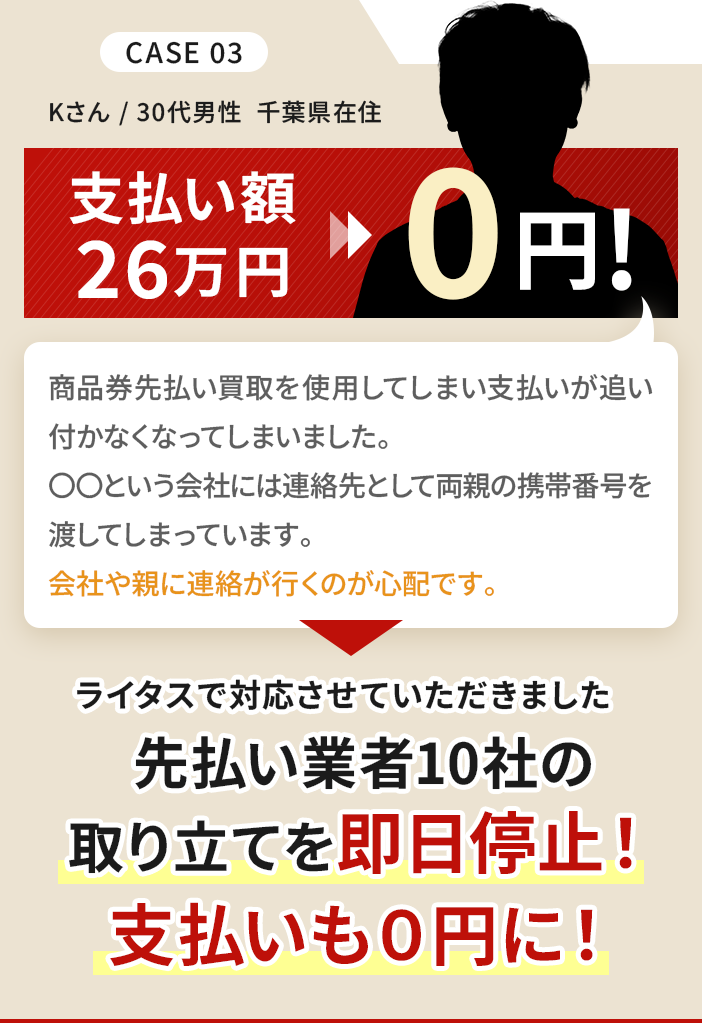 取り立て即日停止