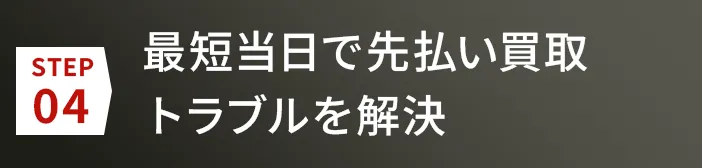 最短当日で先払い買取トラブルを解決